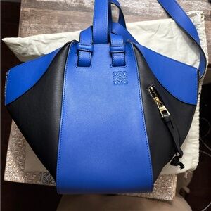 Loewe Women's Bag in Vibrant Blue and Classic Black